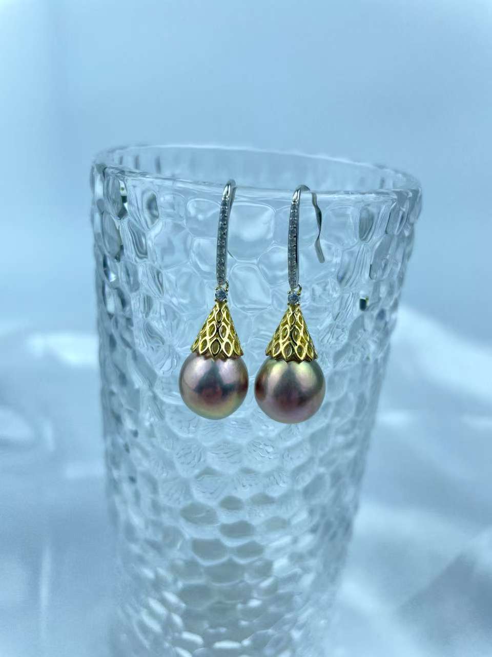 E01 Freshwater Pearl Earring S925 Earring