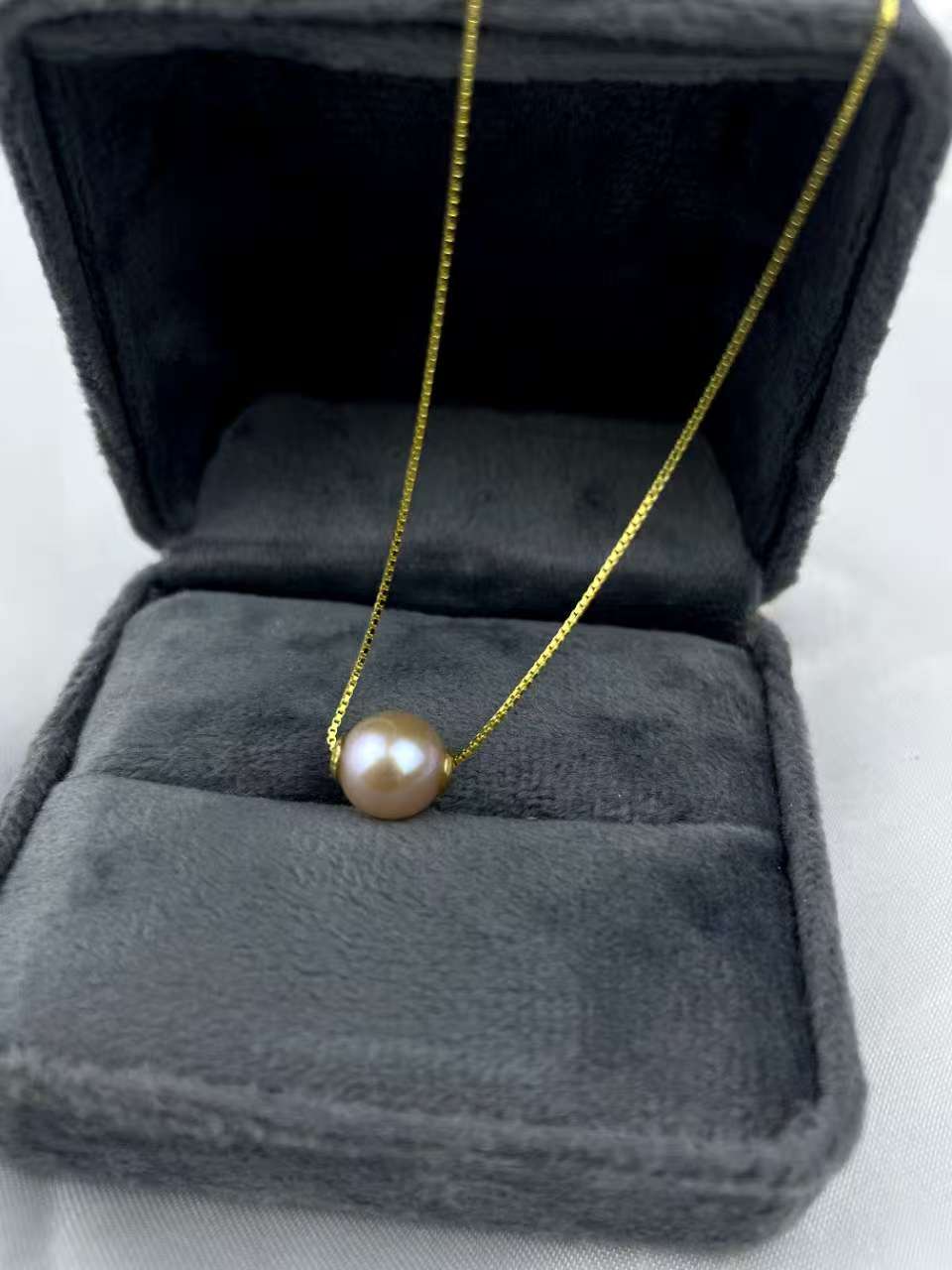 N03 Fresh water pearl LULUTONG Necklace with 18" S925 Chain