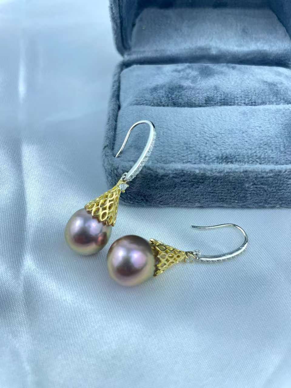 E01 Freshwater Pearl Earring S925 Earring