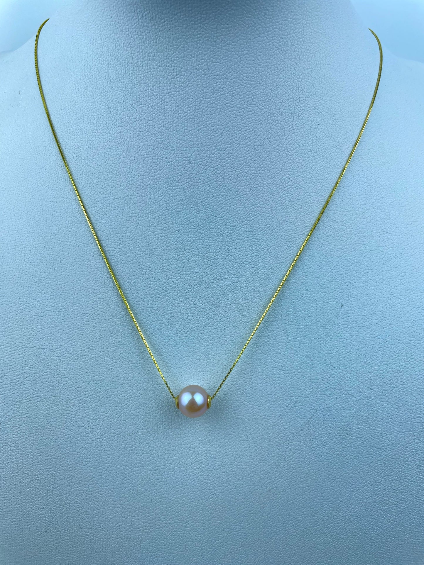 N03 Fresh water pearl LULUTONG Necklace with 18" S925 Chain